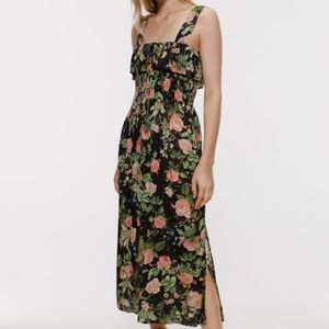 zara lurex dress